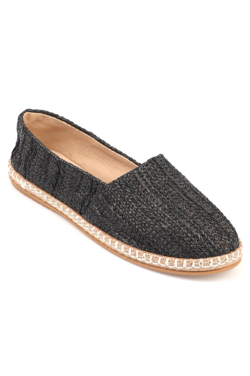 Capone 001 Women Black Espadrille