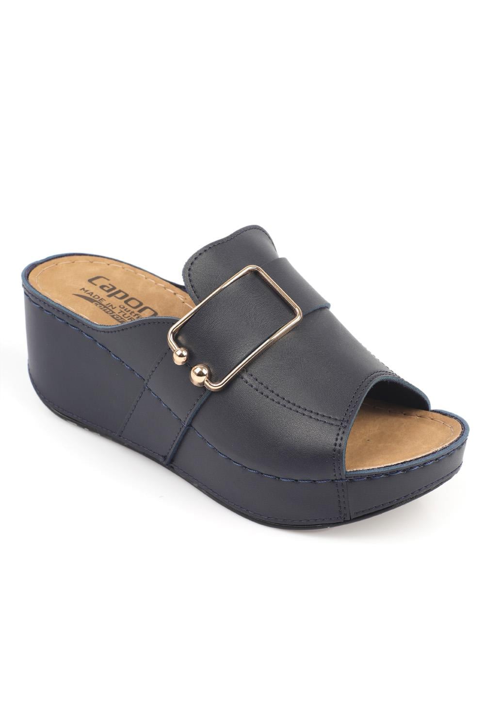 Capone 612245 Women Navy Slingback Comfort Anatomical Sandals