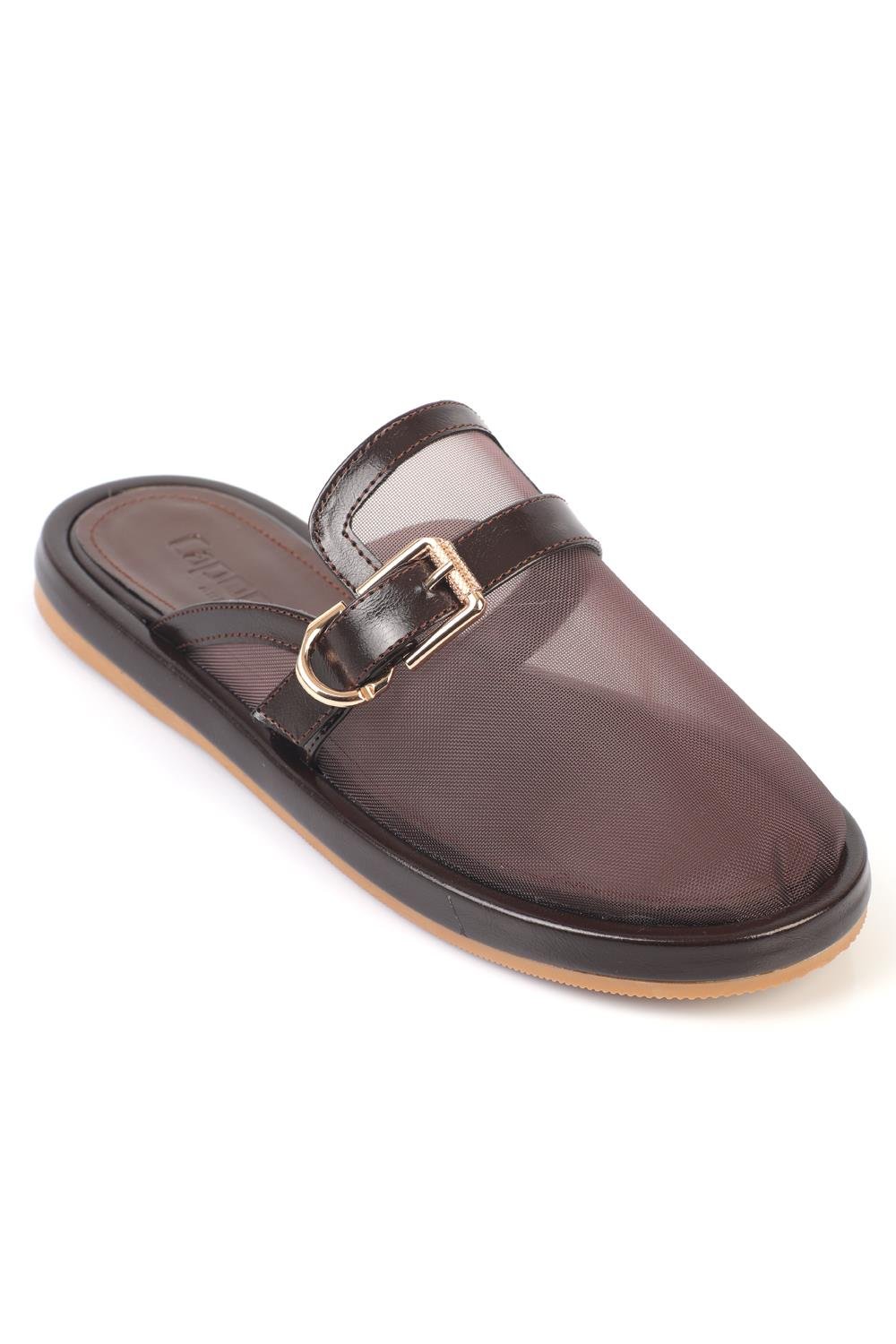 Capone Bobbie Mesh Flat Heel Women  Clog Sandal