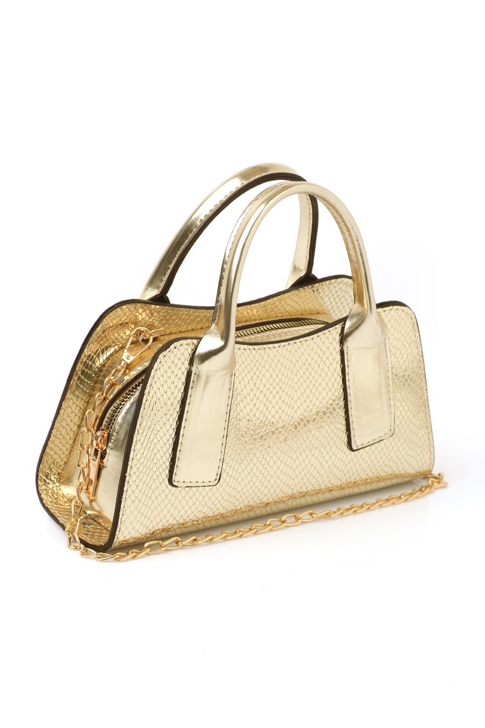 Capone Cesano Women Metallic Gold Shoulder Bag