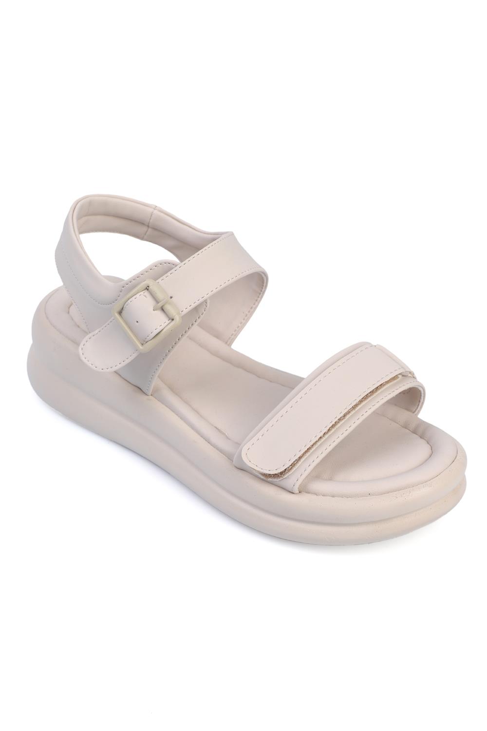 Capone Comfort Sole Women Beige Sandals
