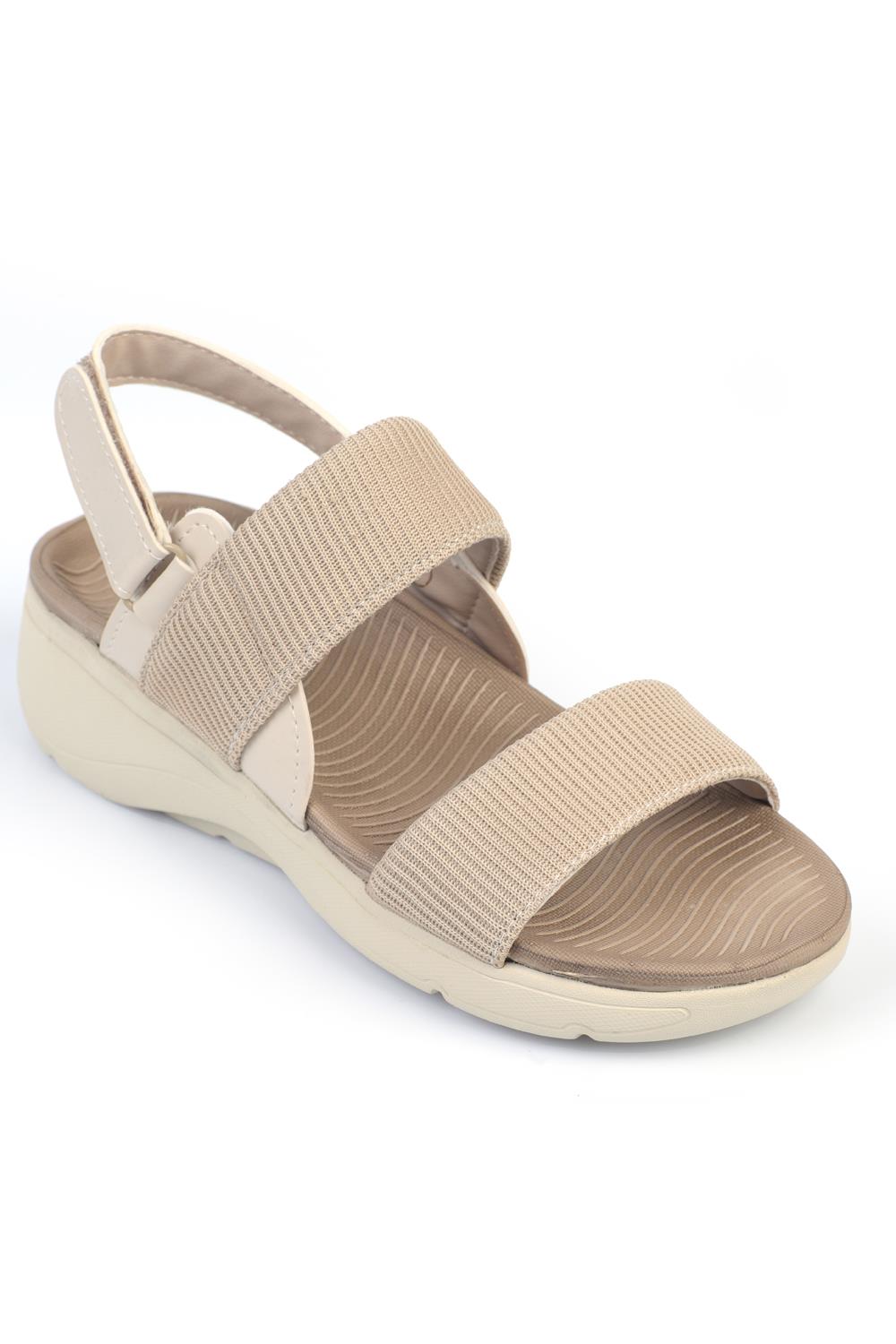 Capone Comfort Sole Women Beige Sandals