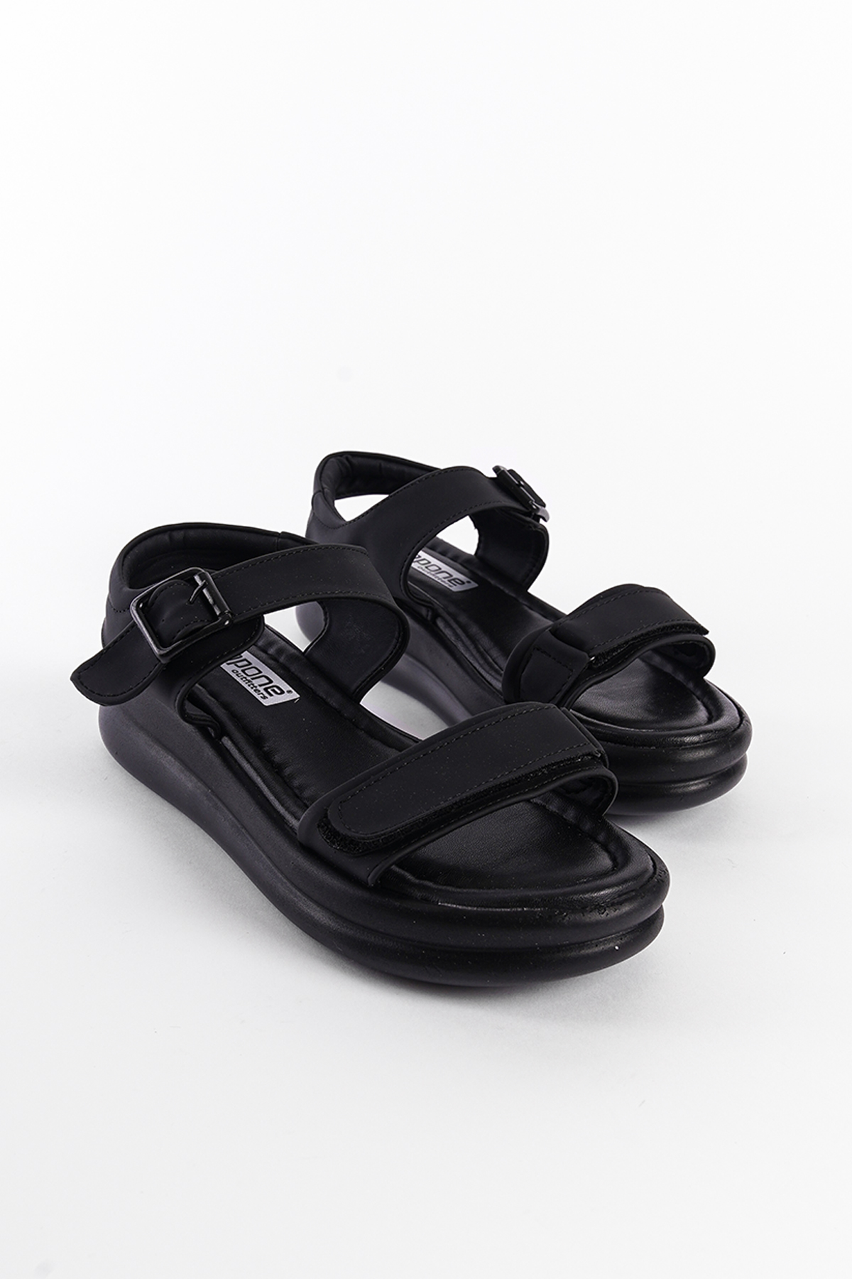 Capone Comfort Sole Women Black Sandals