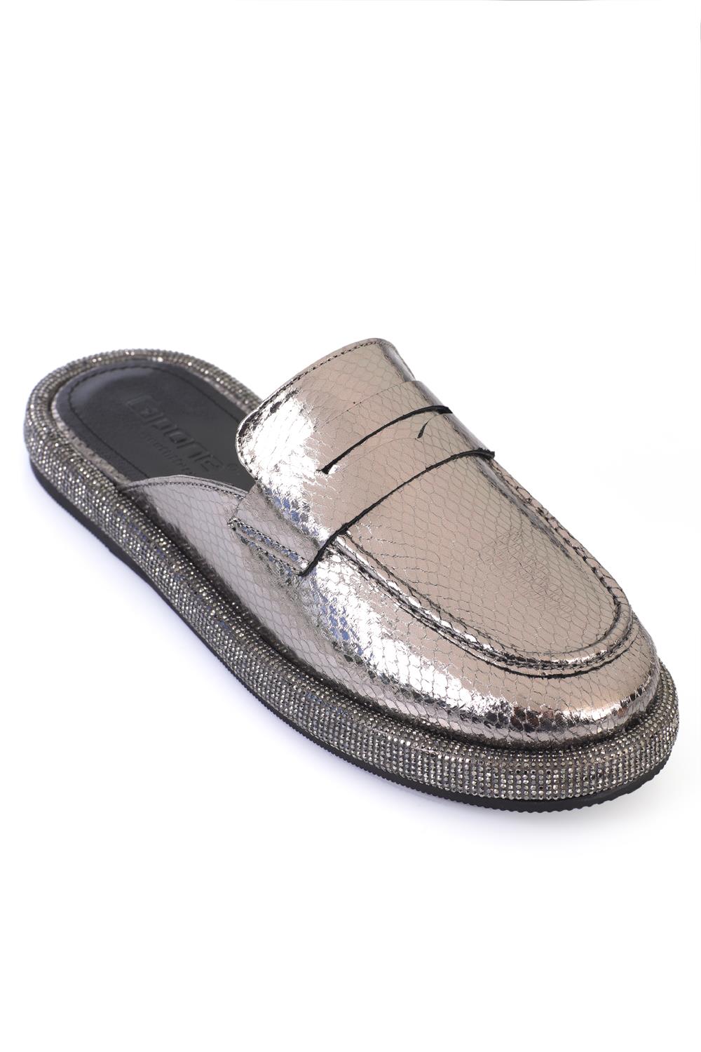 Capone Crystal Embellished Closed Toe Sandals