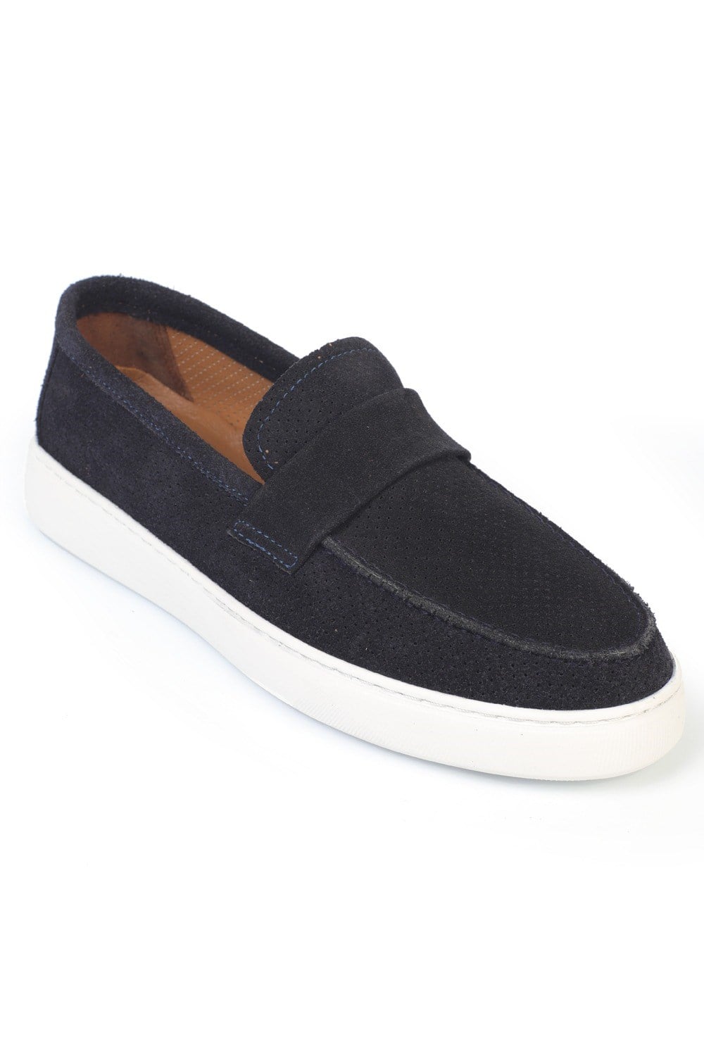 Capone Dillon Genuine Leather Suede Genuine Leather Lined Men Loafer