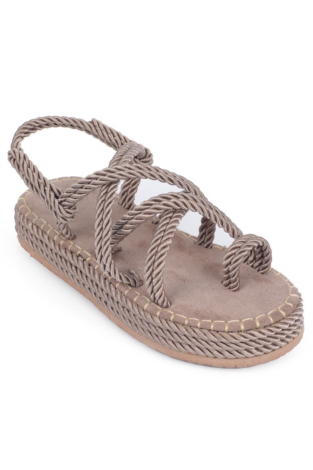 Capone Eden Wedge Heel Rope Woman Sandals