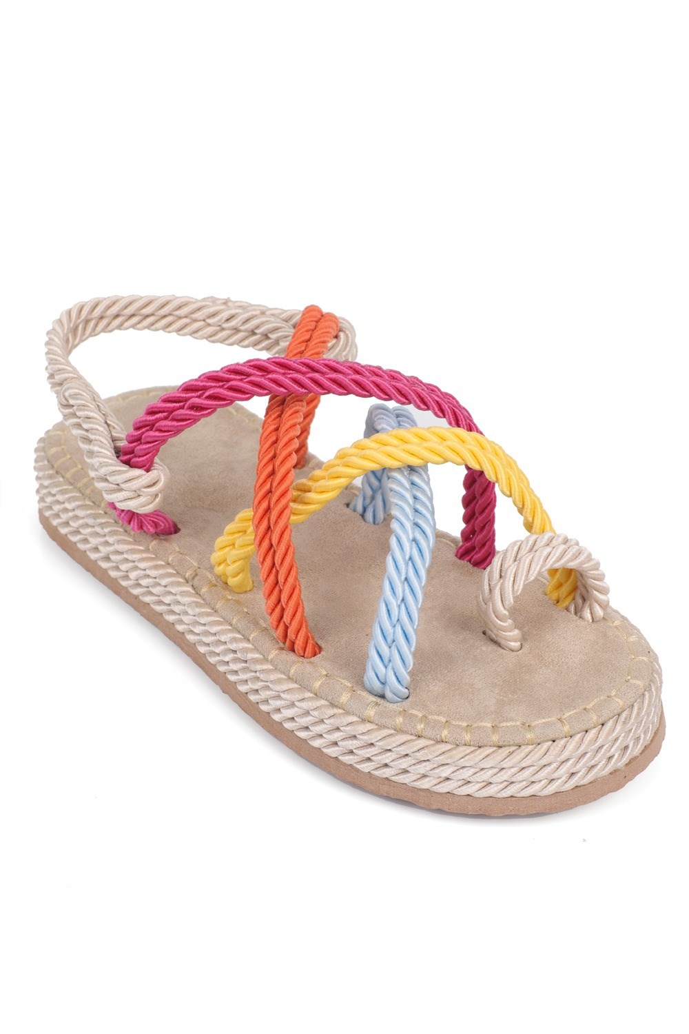 Capone Eden Wedge Heel Rope Woman Sandals