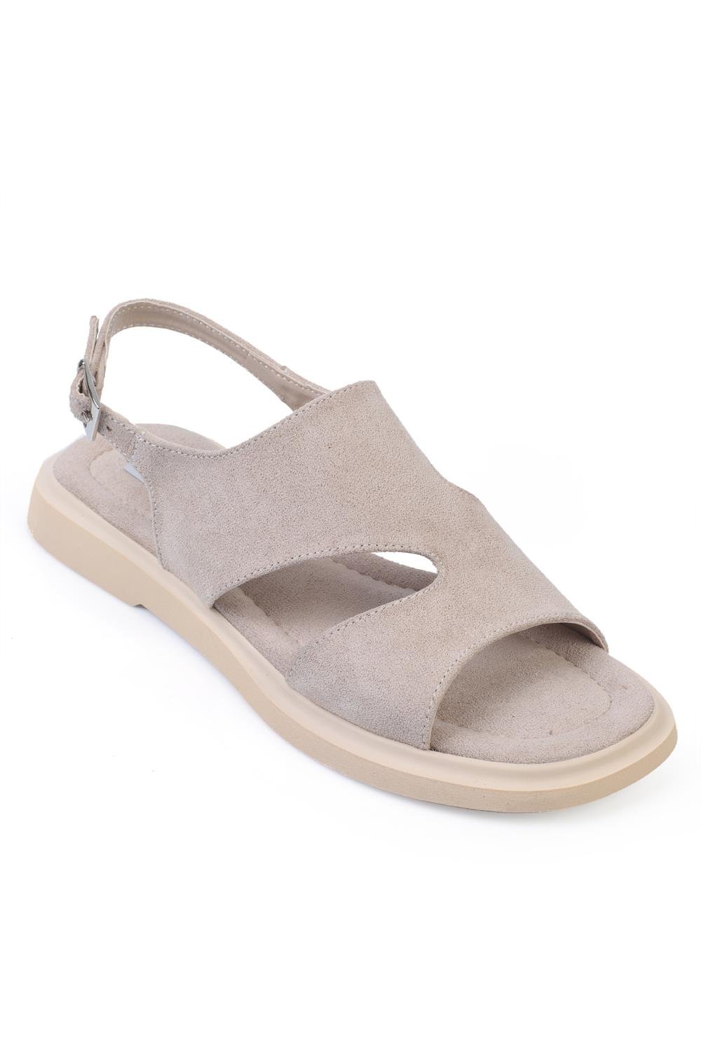 Capone Emmie Suede Look Women Beige Sandal