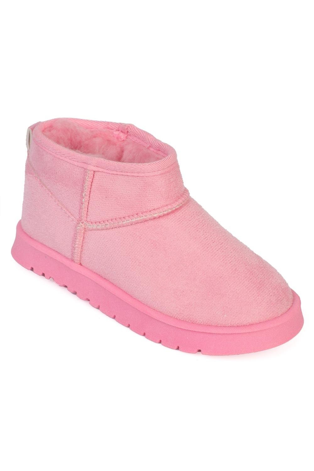 Capone Faux Fur Lined Kids Mini Ankle Boot