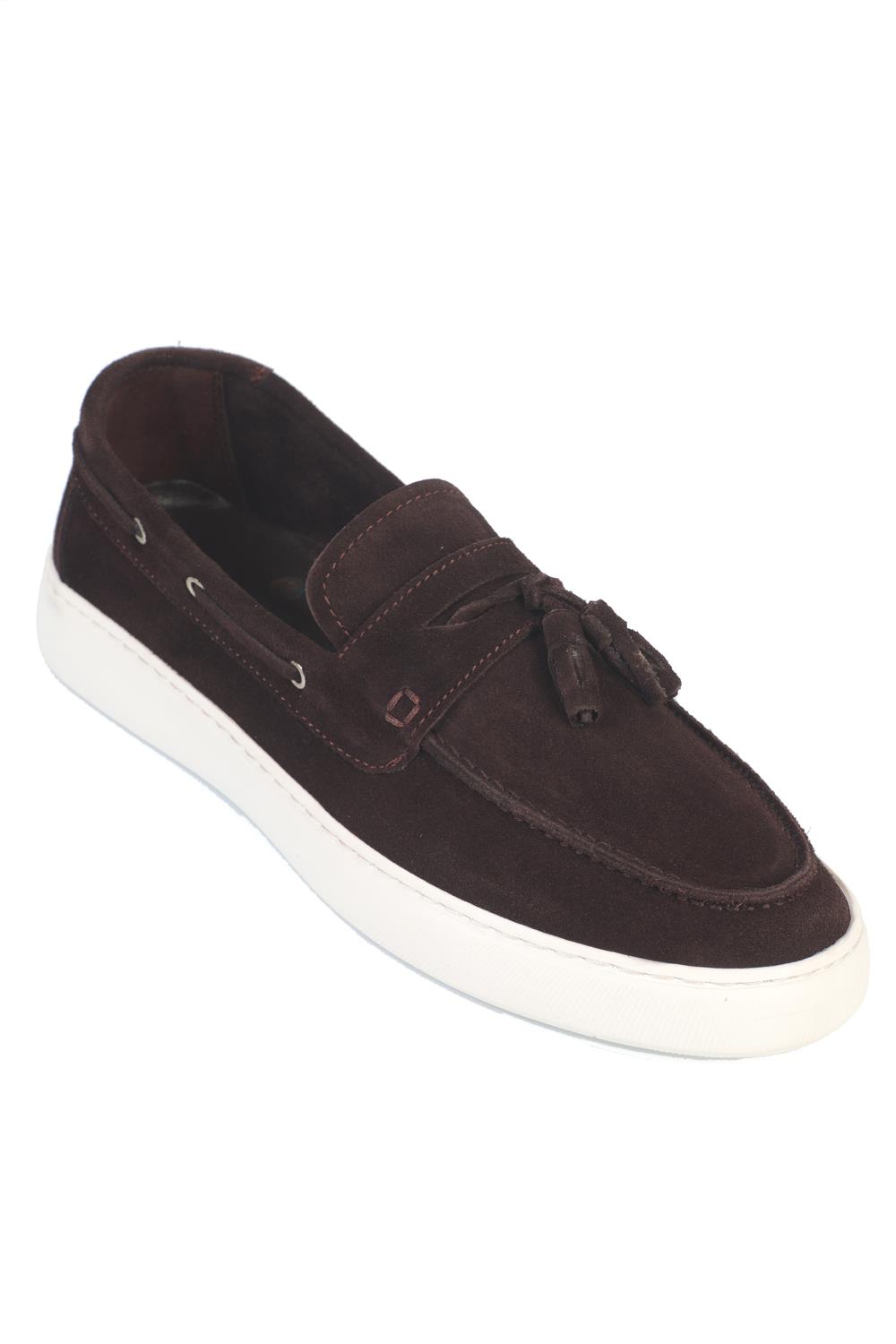 Capone Fidel Genuine Leather Suede Genuine Leather Lined Men Loafer