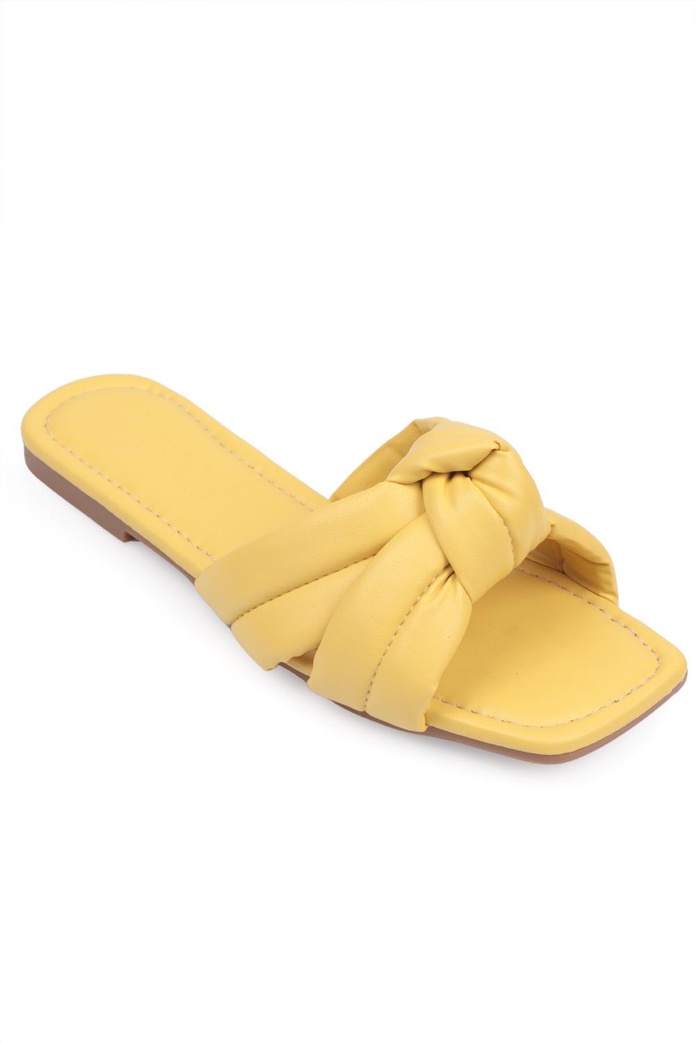 Capone Outfitters 075 Women Yellow Sandal | caponeoutfitters.com