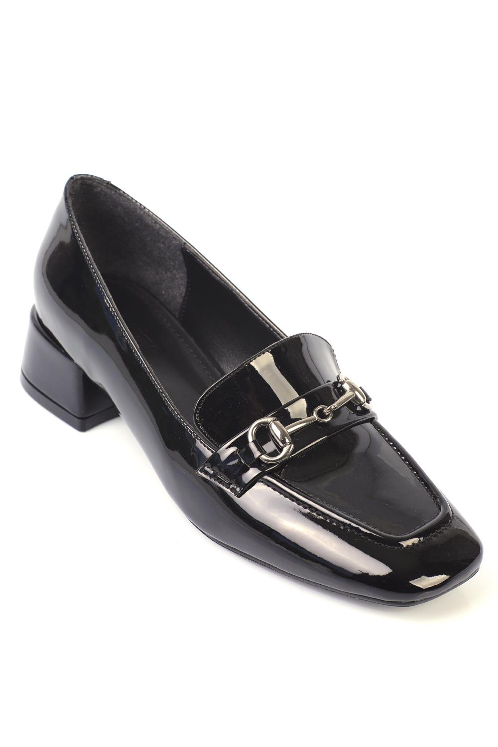Capone Flat Toe Banded Low Heel Woman Shoes