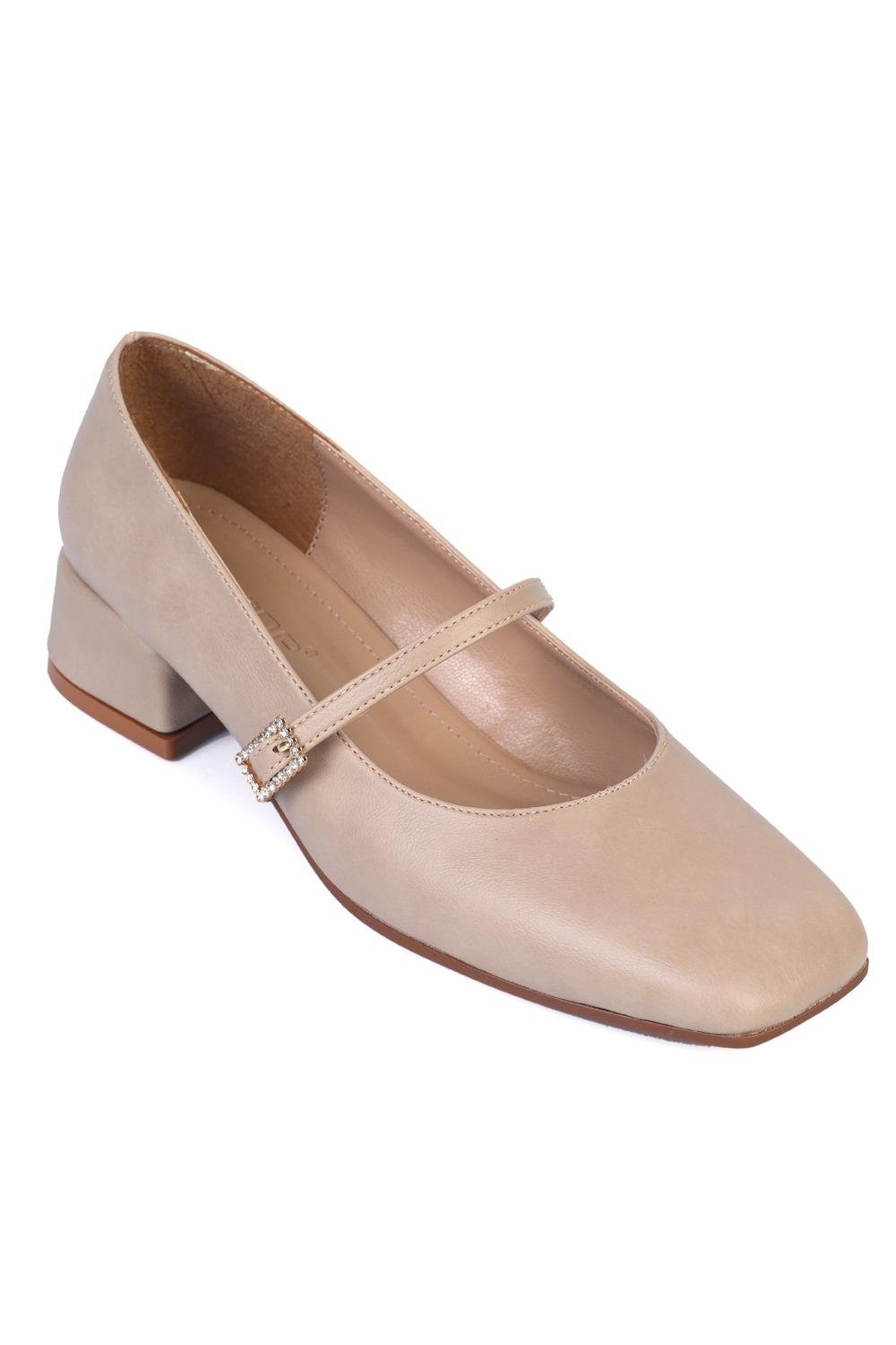 Capone Flat Toe Low Heel Strapped Mary Jane Women  Shoes