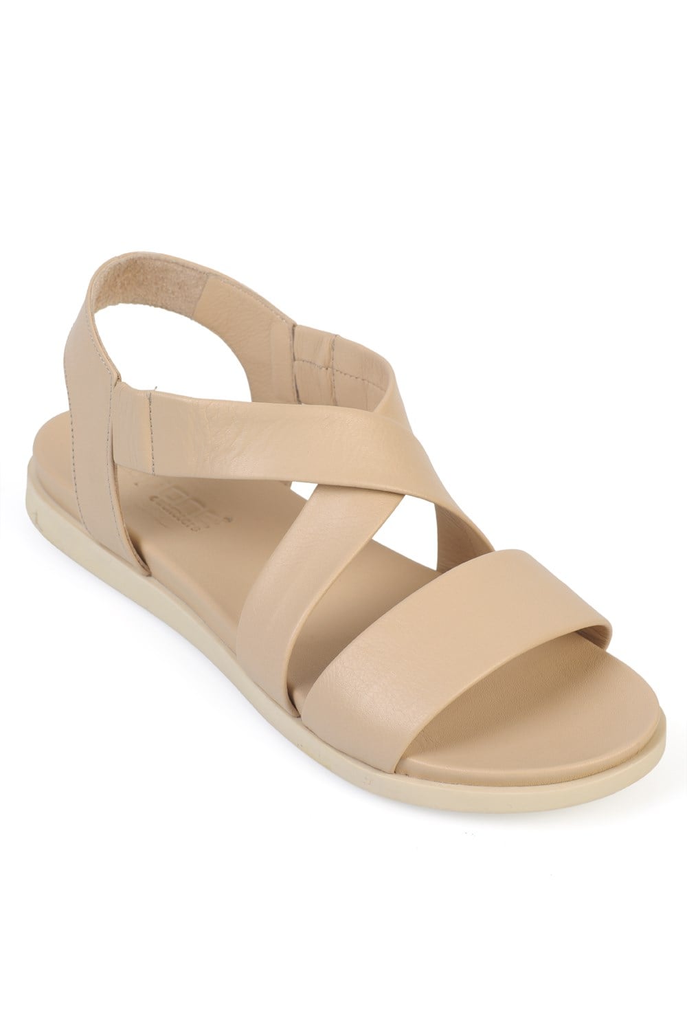 Capone Genuine Leather Comfort Women Beige Sandal