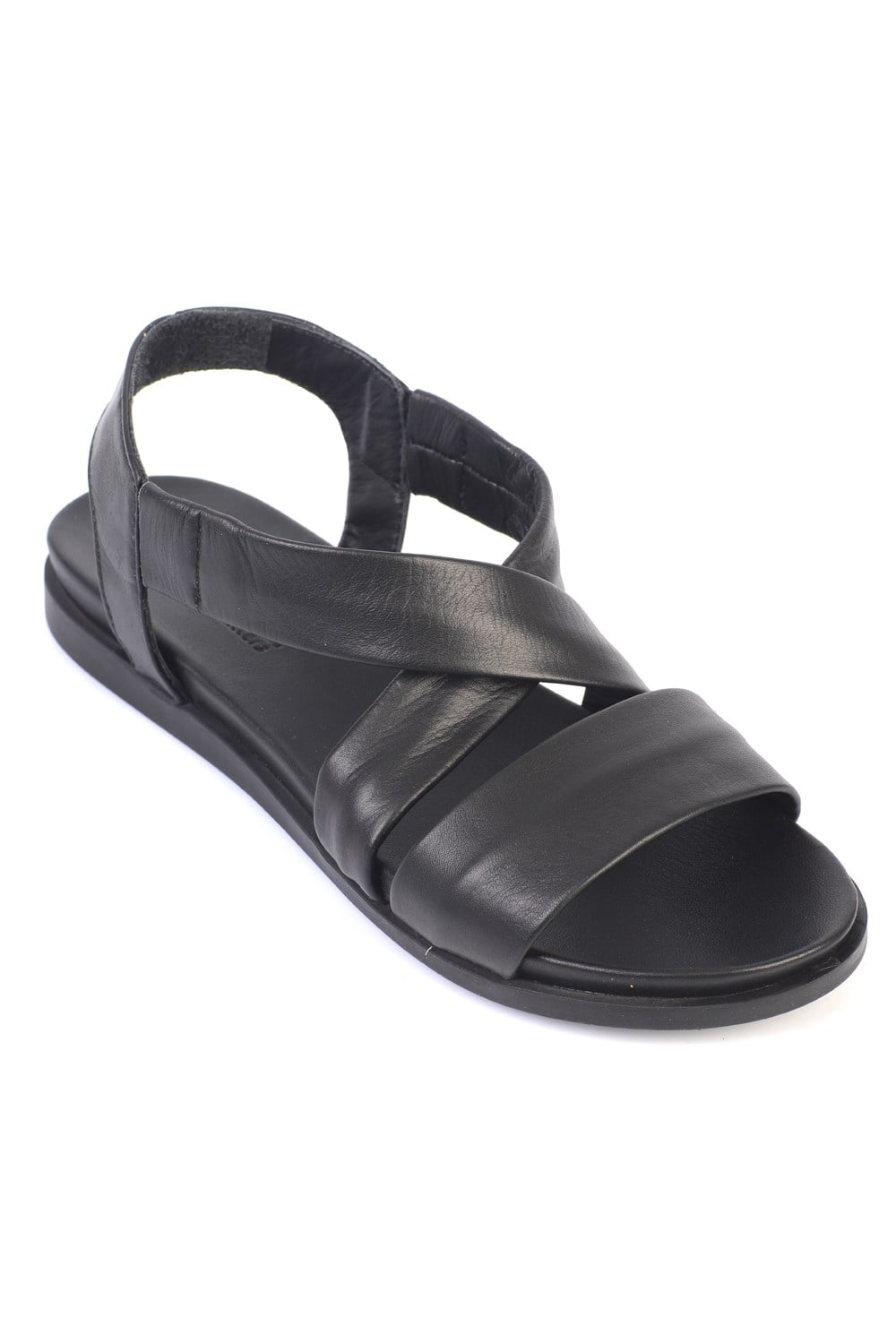 Capone Genuine Leather Comfort Women Black Sandal