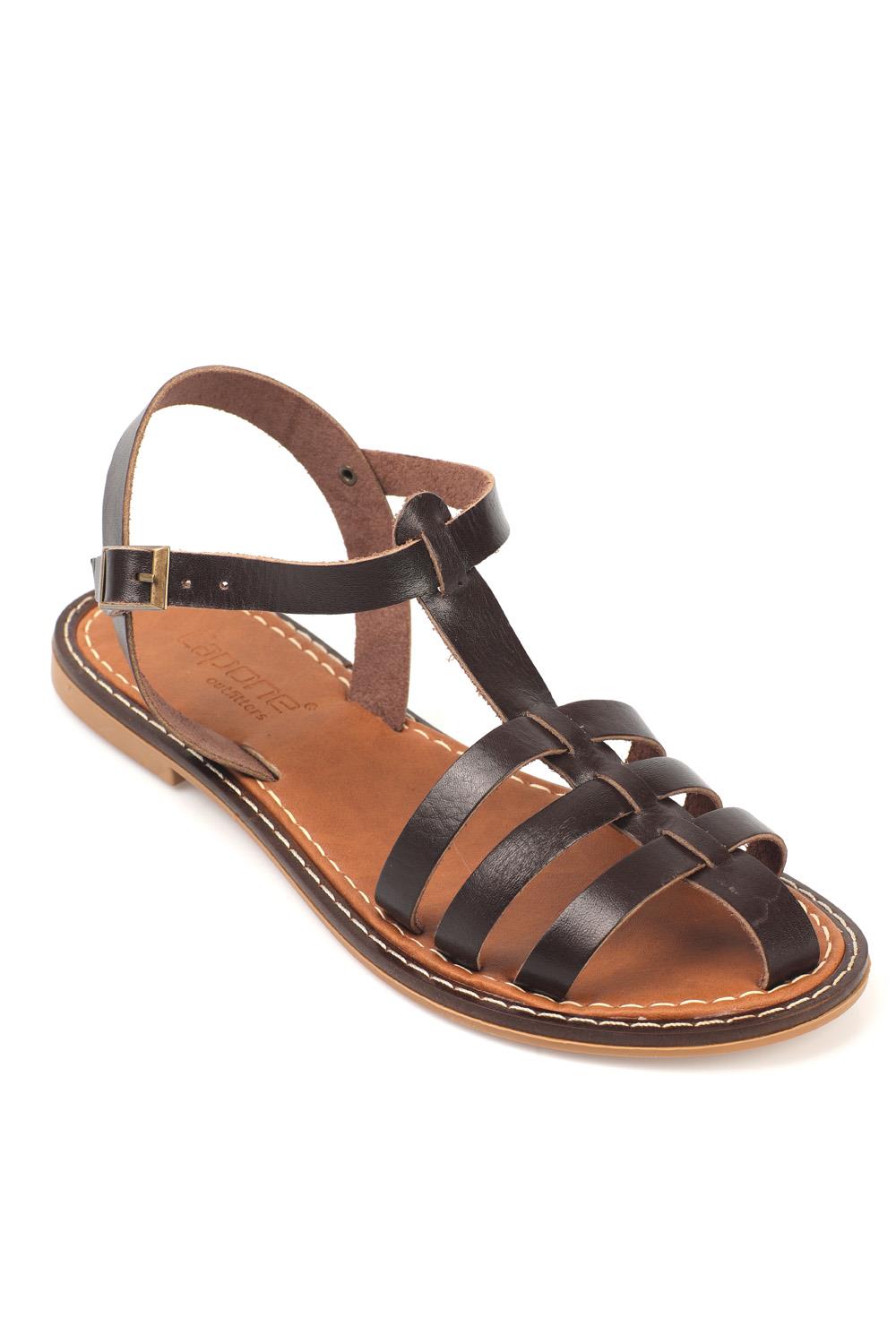 Capone Gladiator Band Woman Leather Sandals