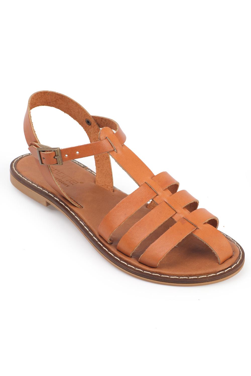 Capone Gladiator Band Woman Leather Sandals