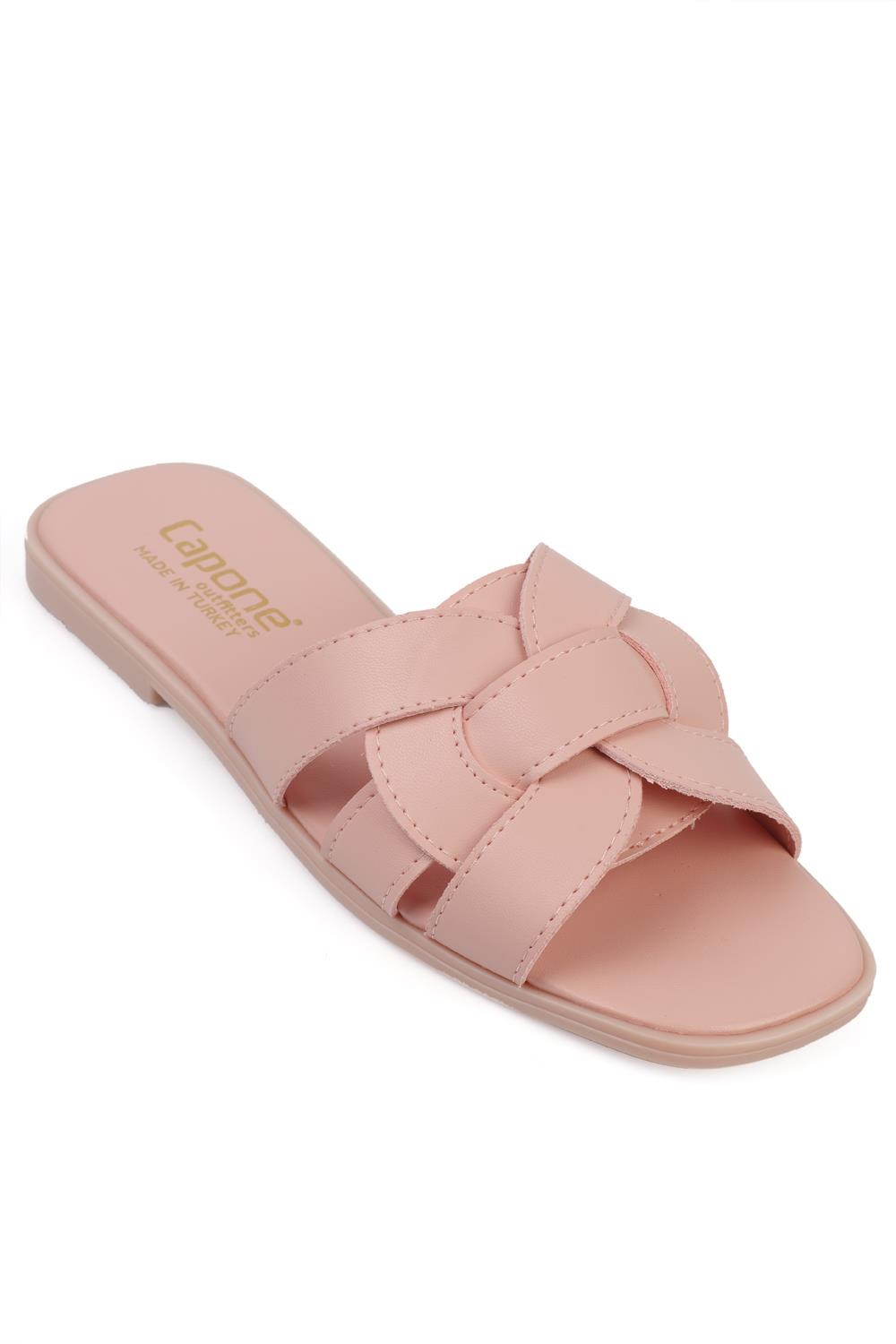 Capone Halsey Women Cotton Candy Slide Flat Sandals