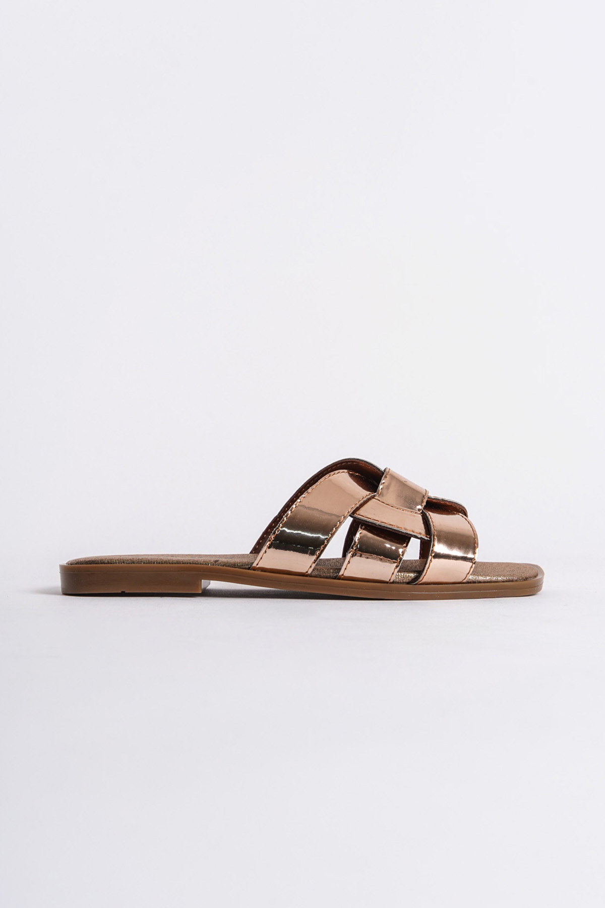 Capone Halsey Women Rose Slide Flat Sandals
