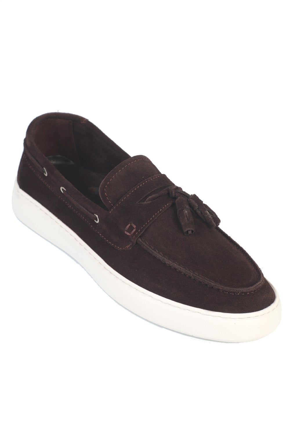 Capone Hammad Genuine Leather Suede Tassel Genuine Leather Lined Men Loafer