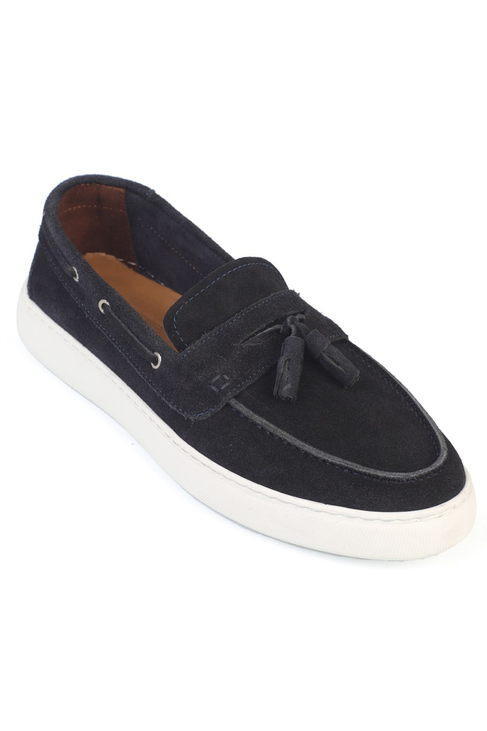 Capone Hammad Genuine Leather Suede Tassel Genuine Leather Lined Men Loafer