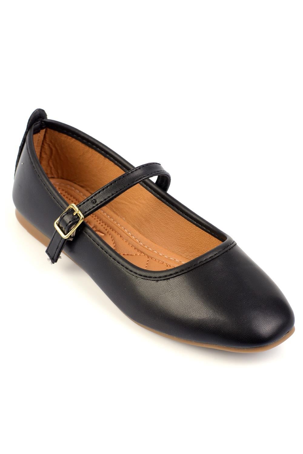 Capone Hana Trend Women Black Ballet Flats