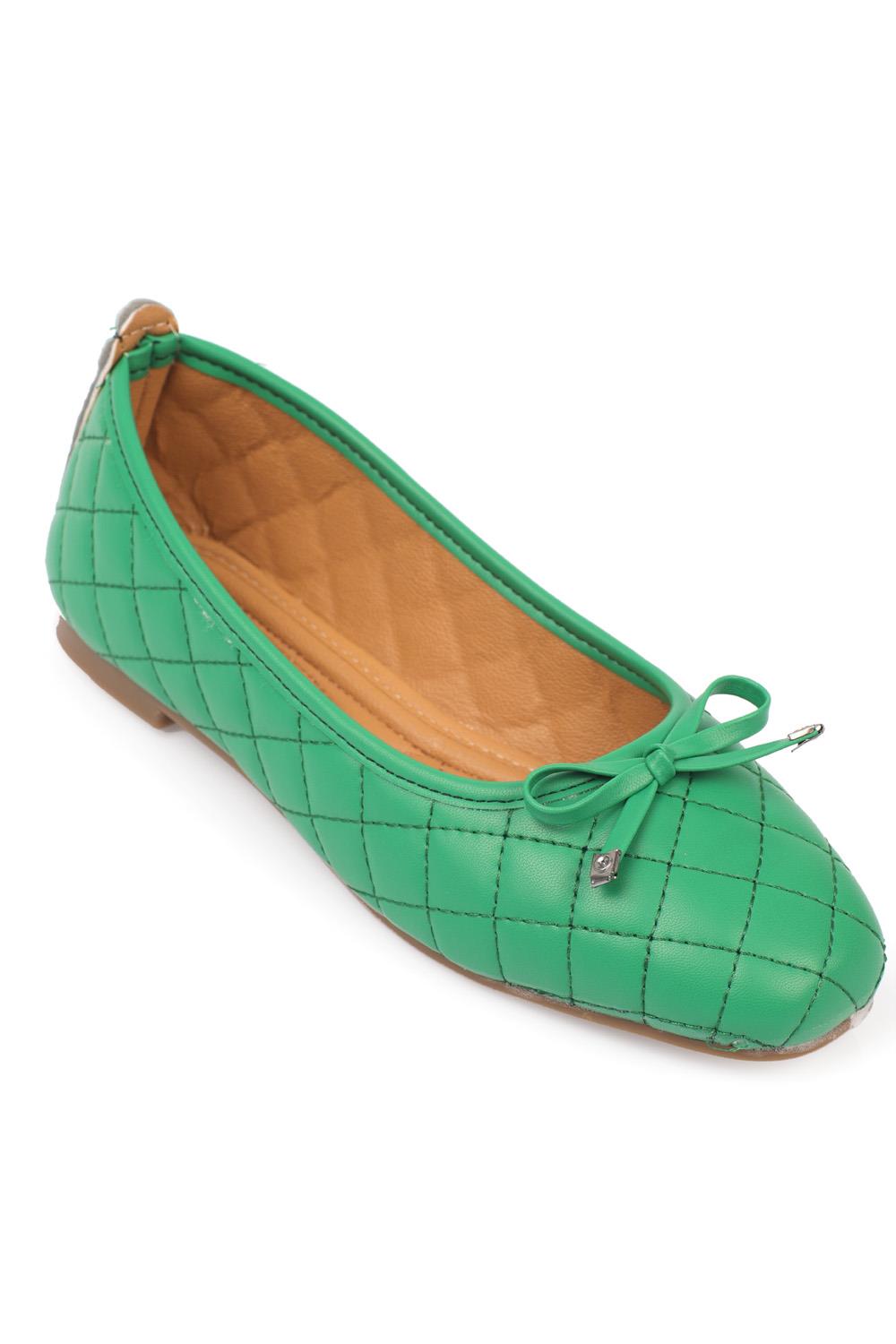 Capone Hana Trend Women Green Ballet Flats