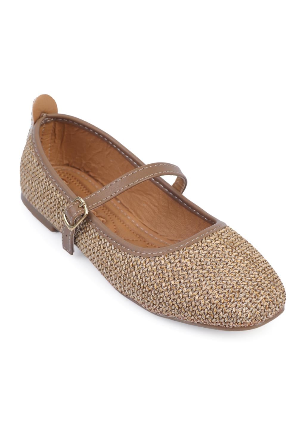 Capone Hana Trend Women Mink Ballet Flats