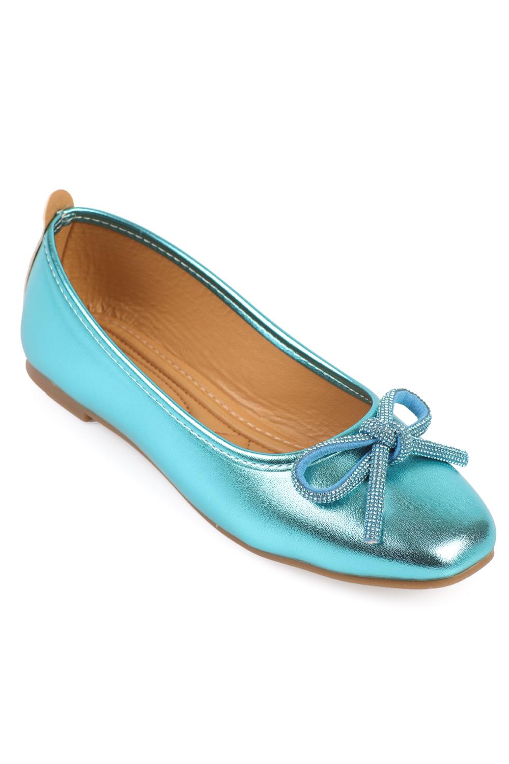 Womens hot sale turquoise flats