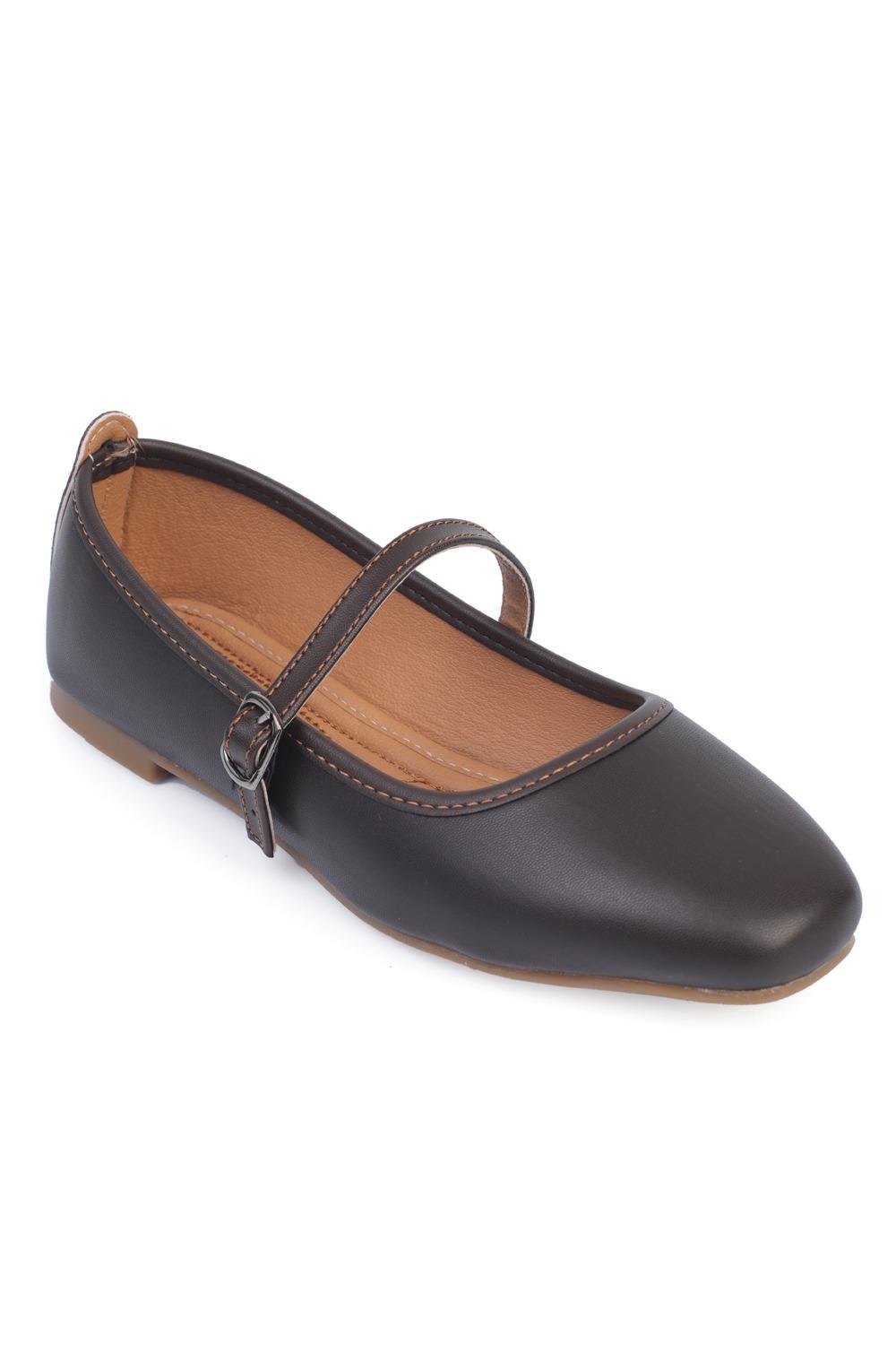 Capone Hanna Trend Women Dark Brown Ballet Flats