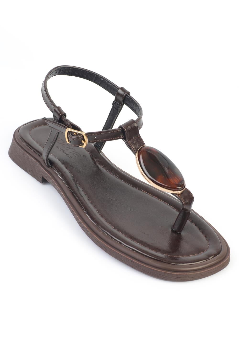 Capone Helene Thong Women Brown Sandal
