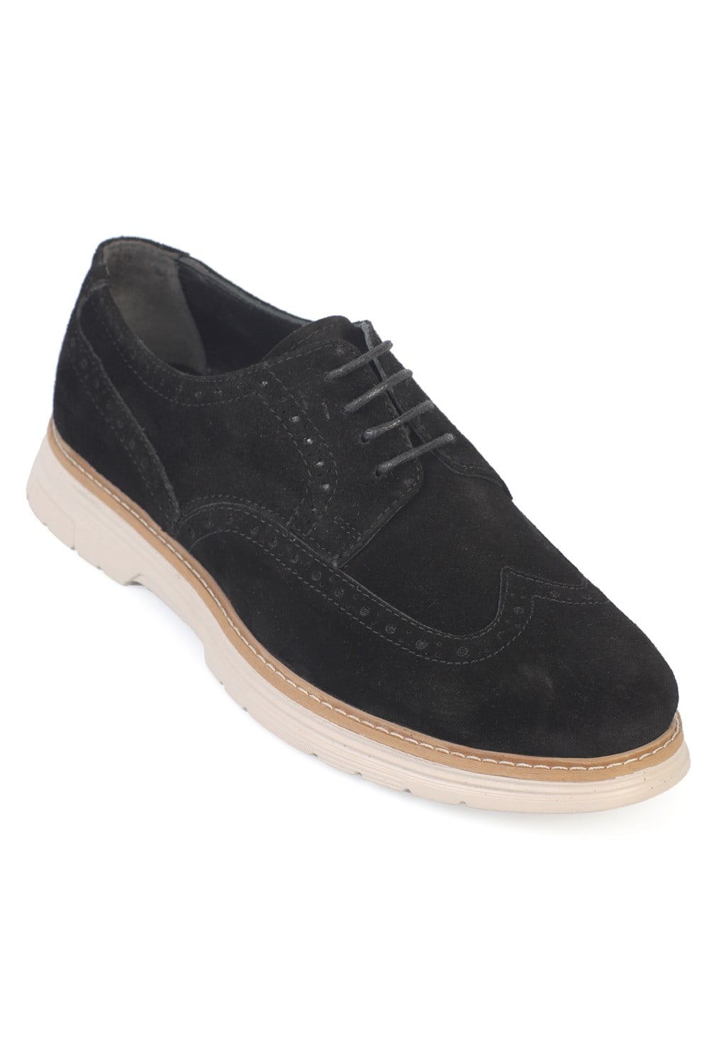 Capone Joachim Genuine Leather Suede Lace-Up Genuine Leather Lined Men Loafer
