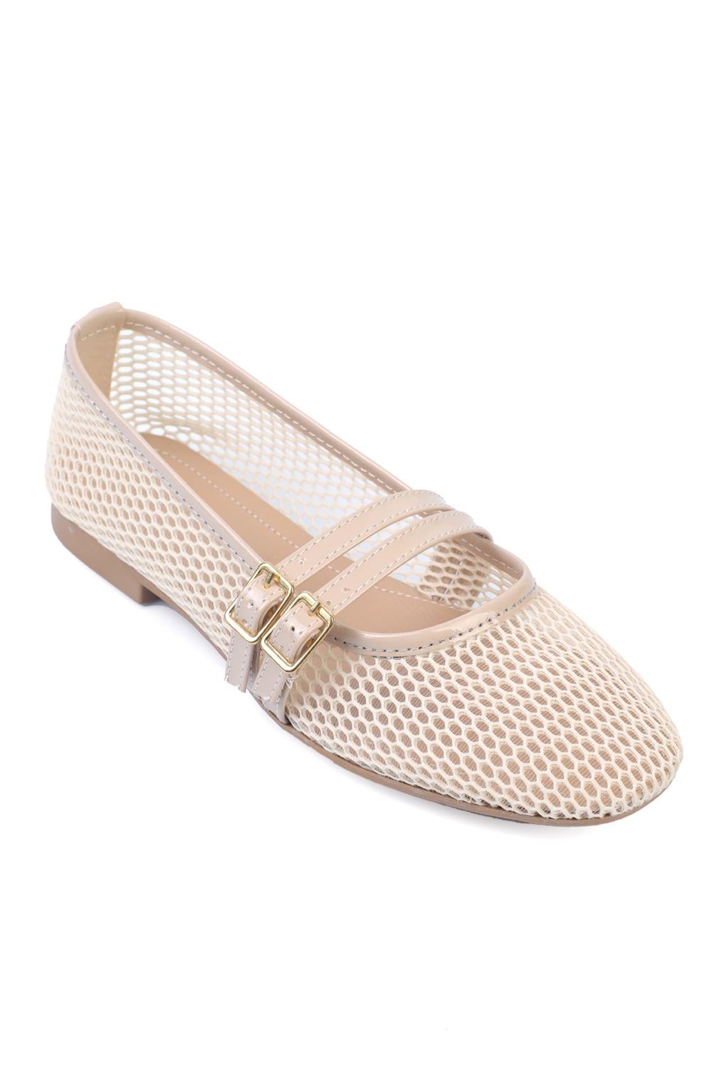 Capone June Women Beige Ballerina