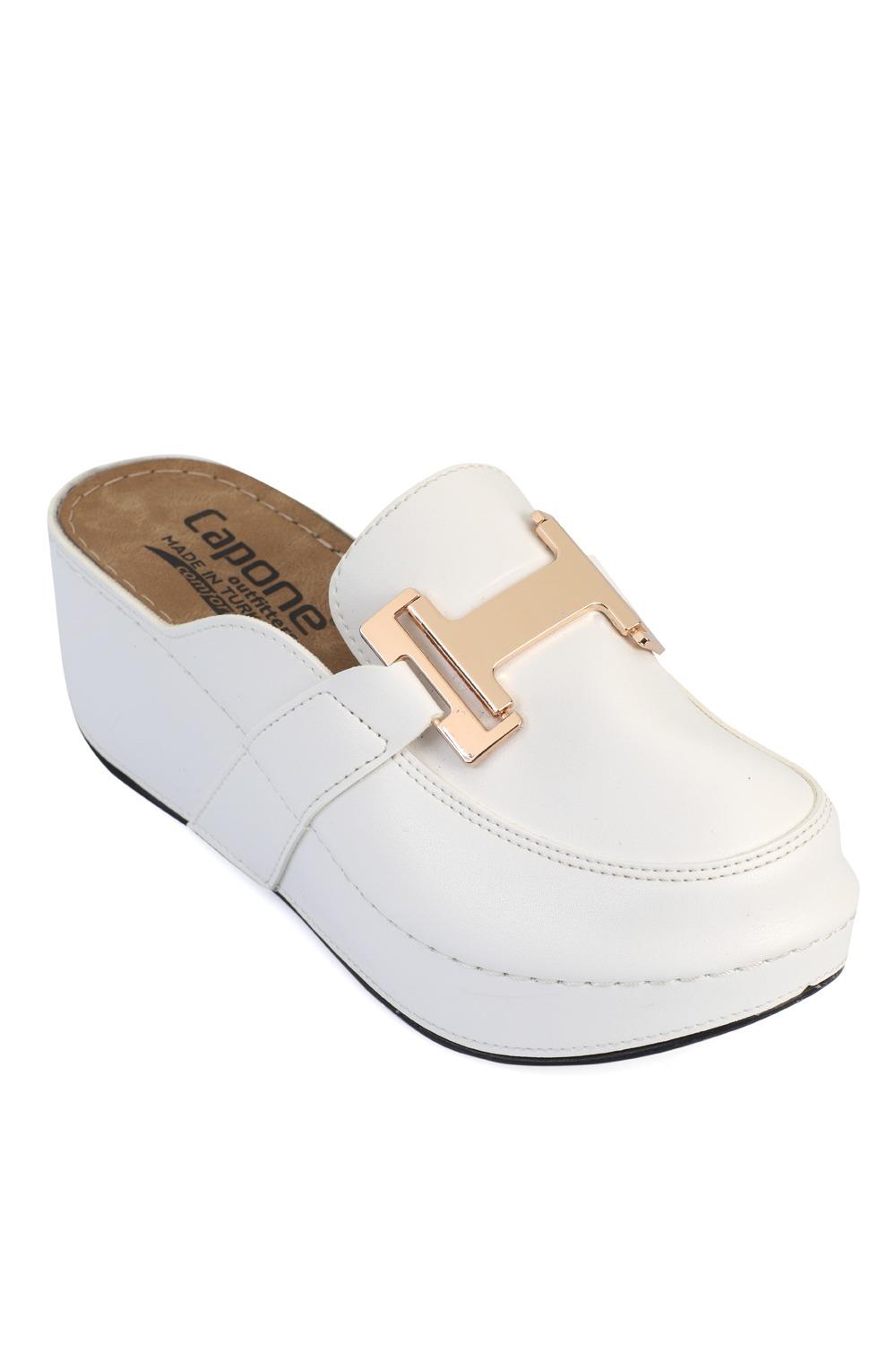 Capone Justin 612005 Women White Slingback Comfort Anatomical Sandals