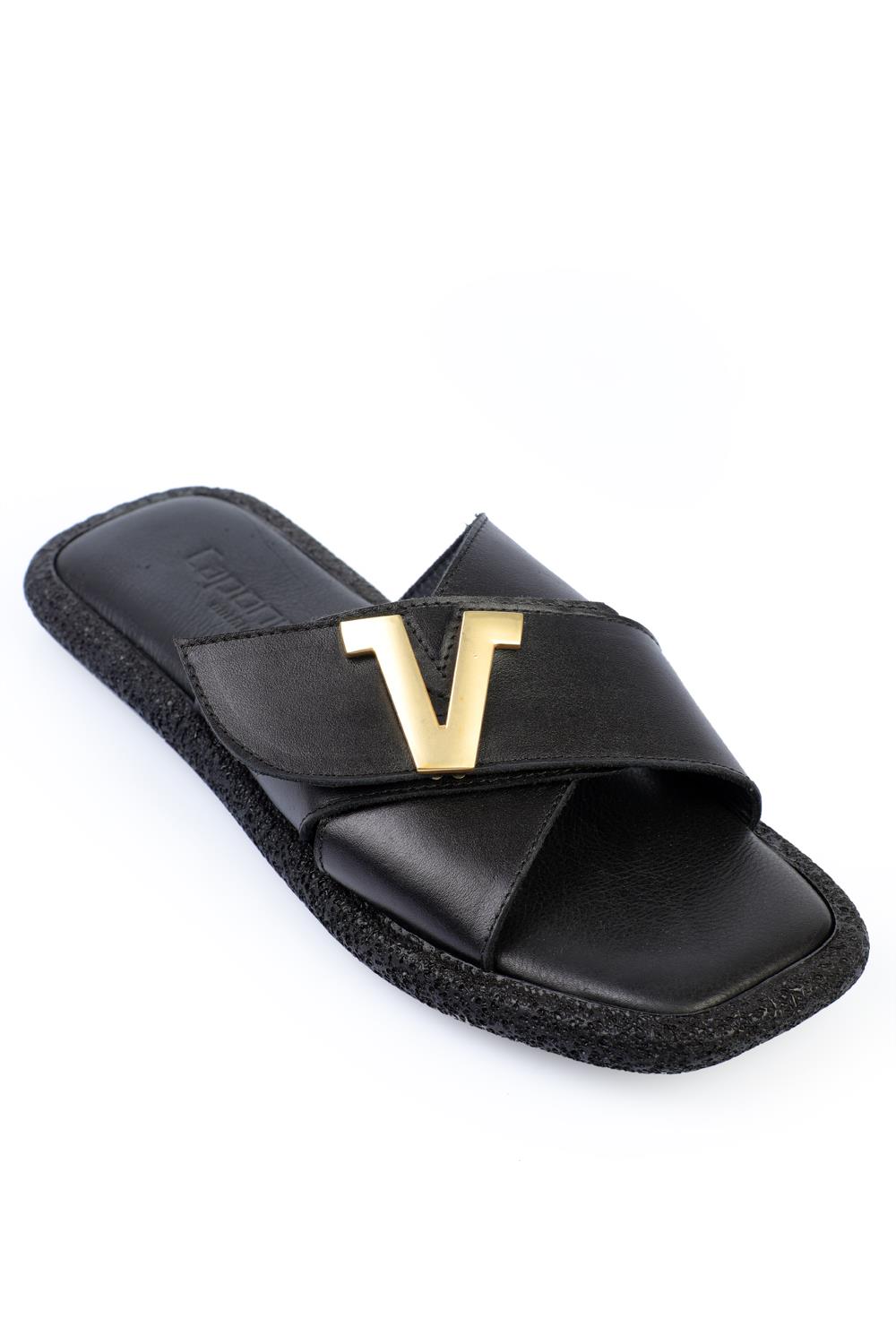 Capone Kata Women Black Sandal