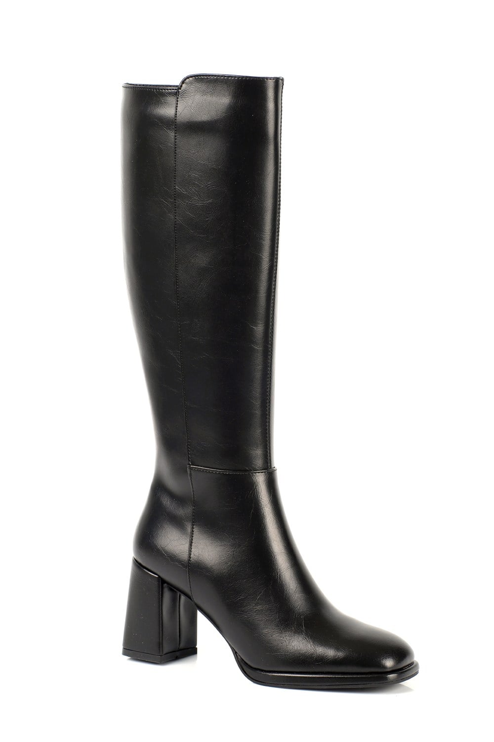 Capone Lavina Platform Square Toe Women Black Boot