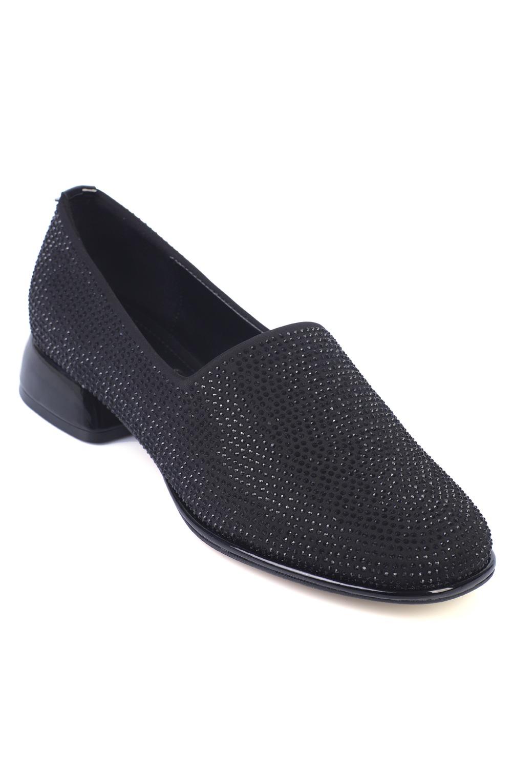 cole haan men's black dress shoes Cinderella Shoes Classic Black Low Heel Shoes – Tall Size