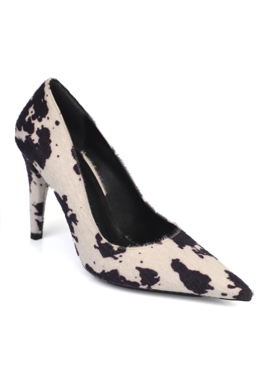 Capone Medium Heel Women Black Stiletto