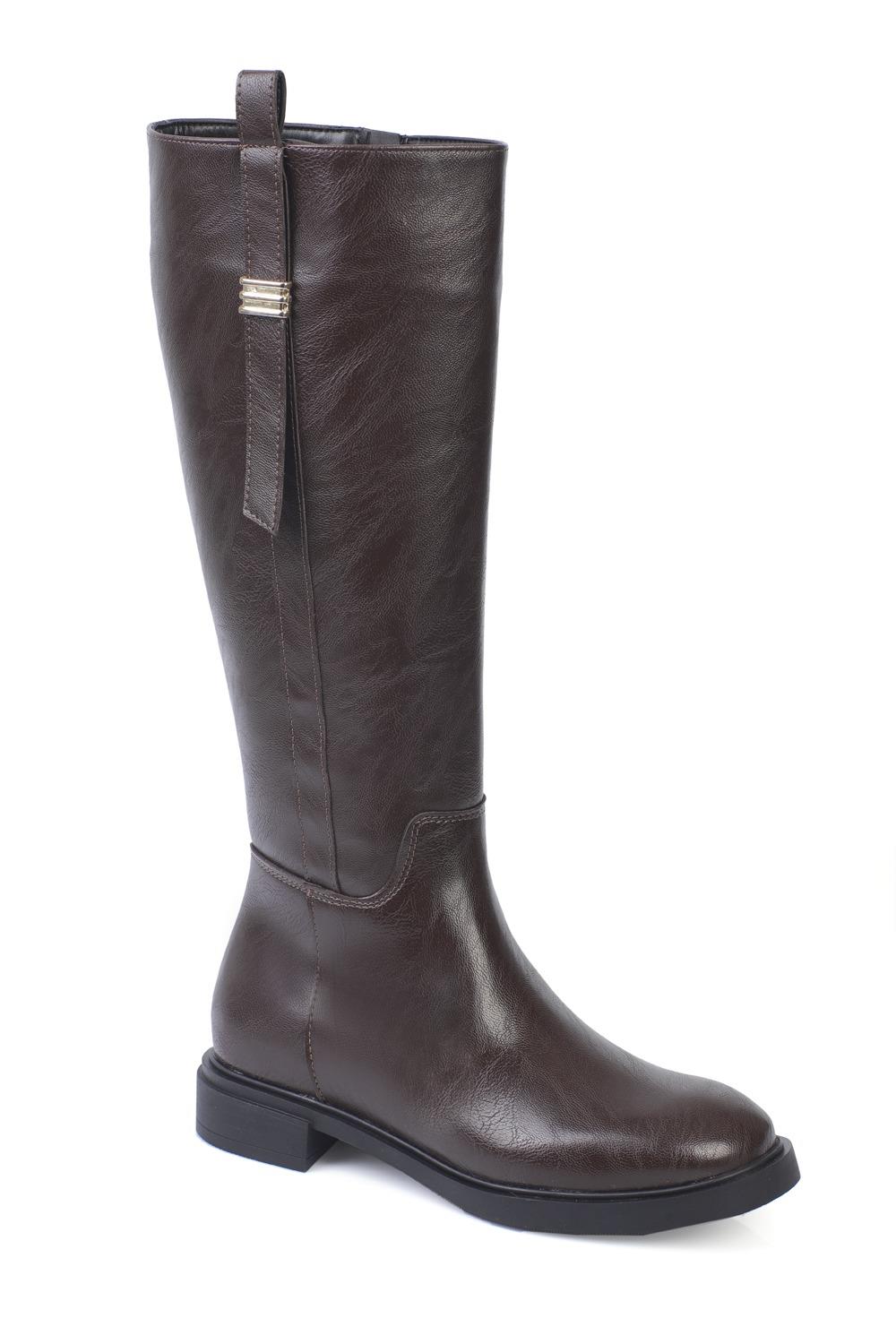 Capone Metal Buckled Women  Boots