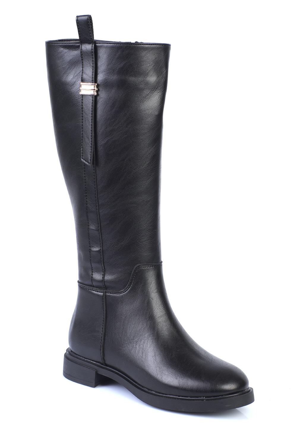 Capone Metal Buckled Women  Boots