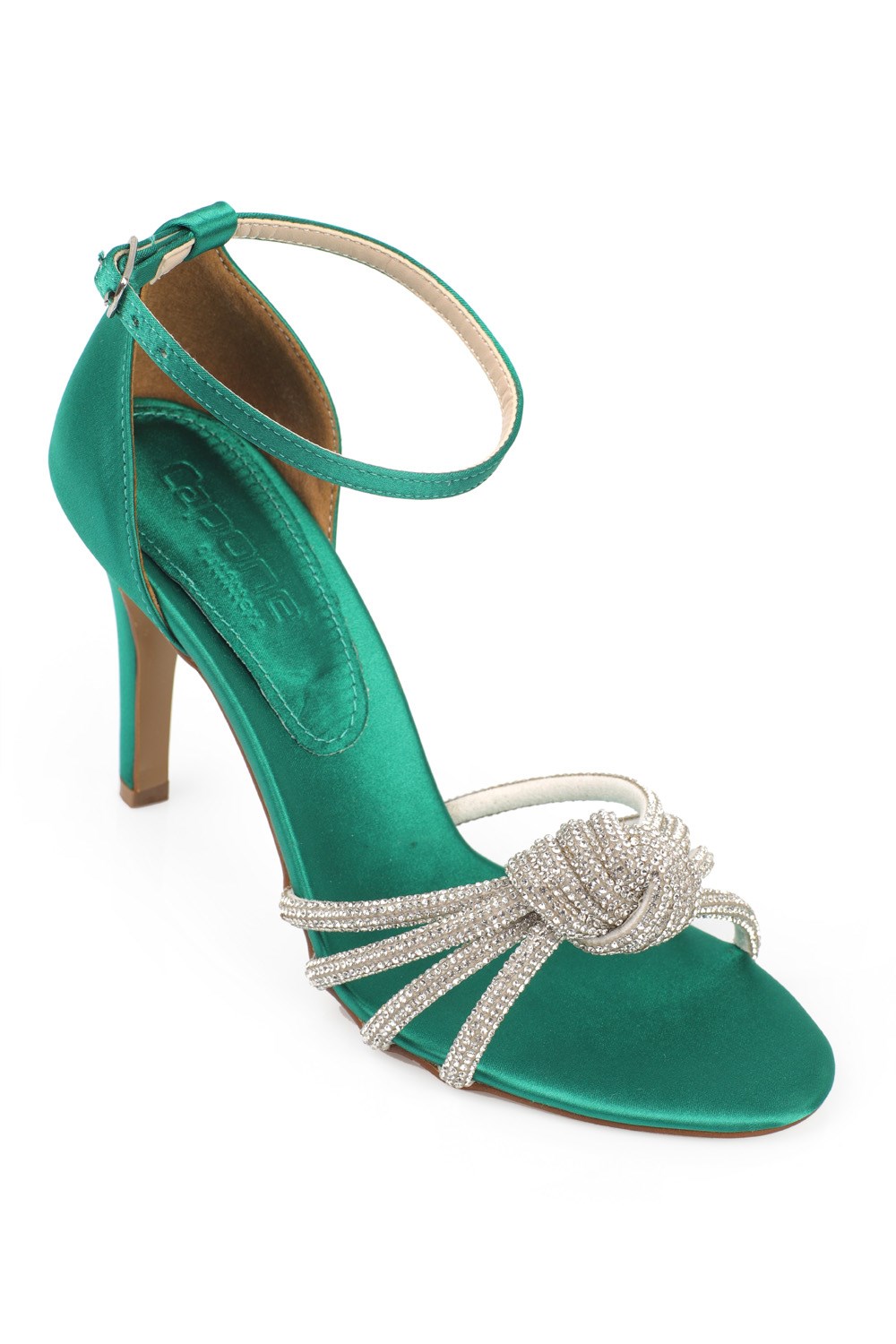 dark green dress sandals Hunter Green Satin Block Heel Sandal with Wrapped Tie, Bridal Heel 5 / Wrapped Satin TIE