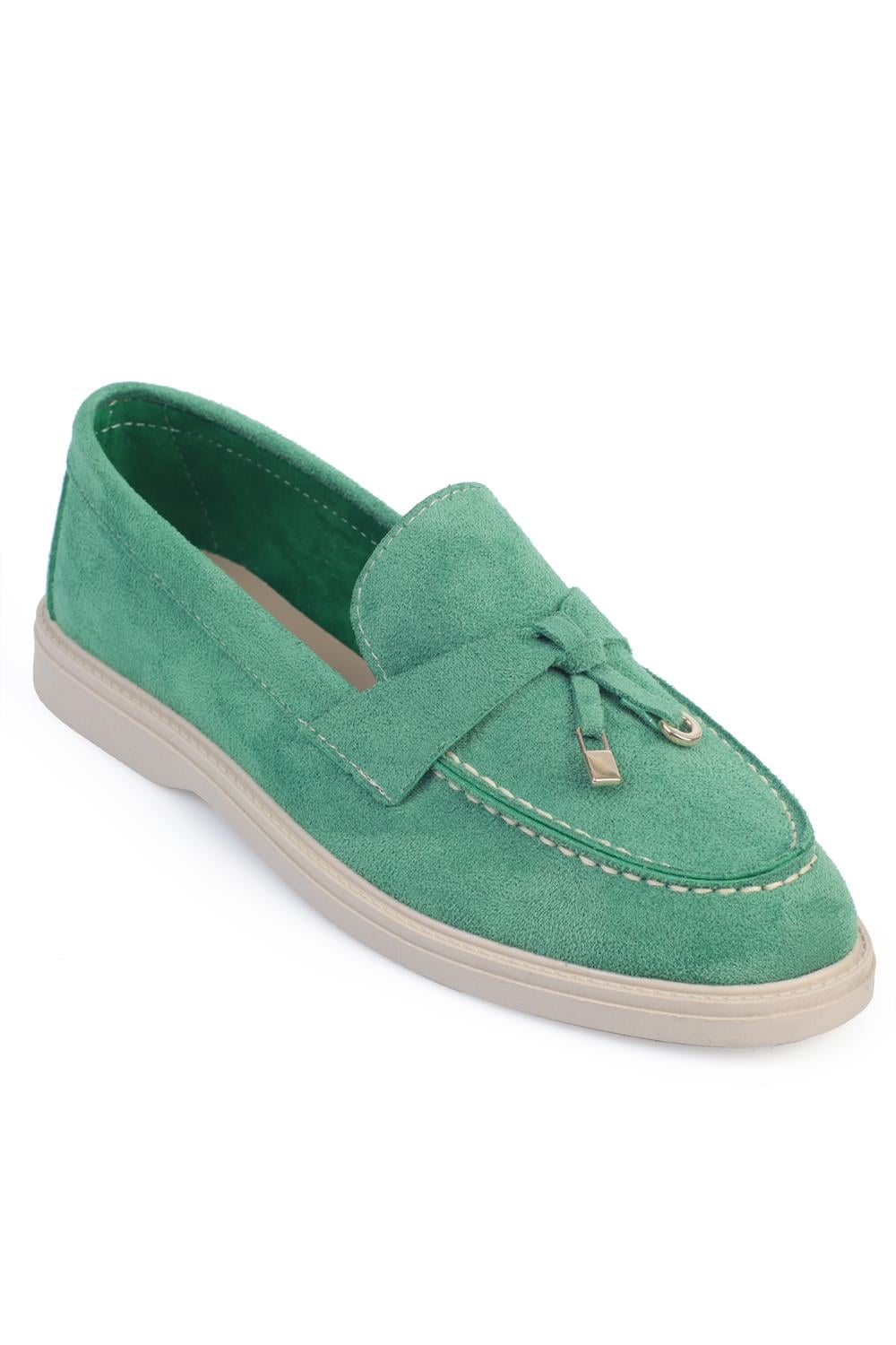 Capone Outfitters 001 Women Green Loafer