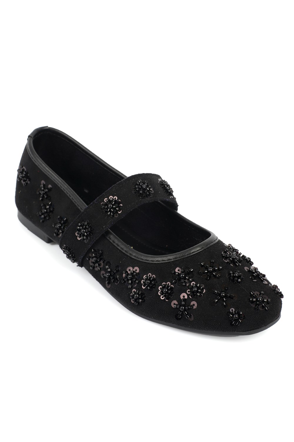 Capone Outfitters 072 Women Sued Black Ballerina