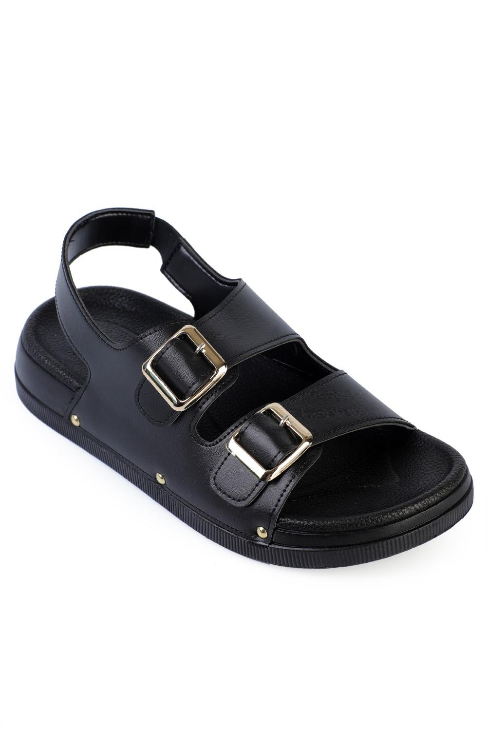 Capone Outfitters 1053 Women Black Sandal