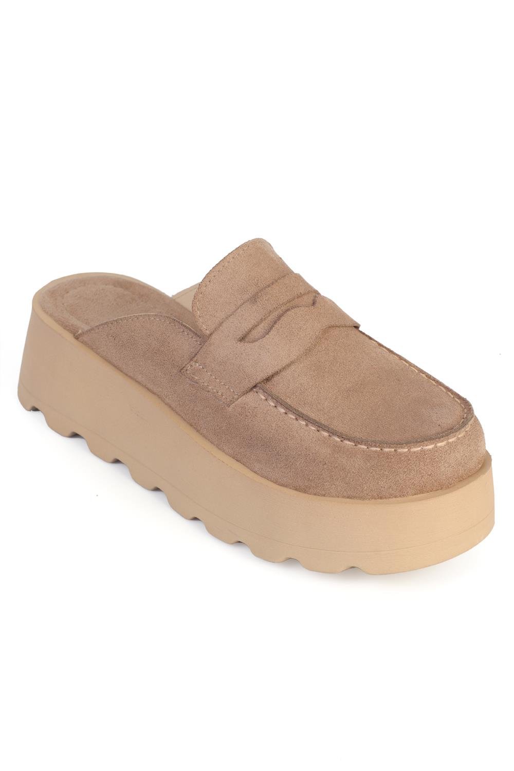 Capone Outfitters 128D Women Sued Mink Sandal