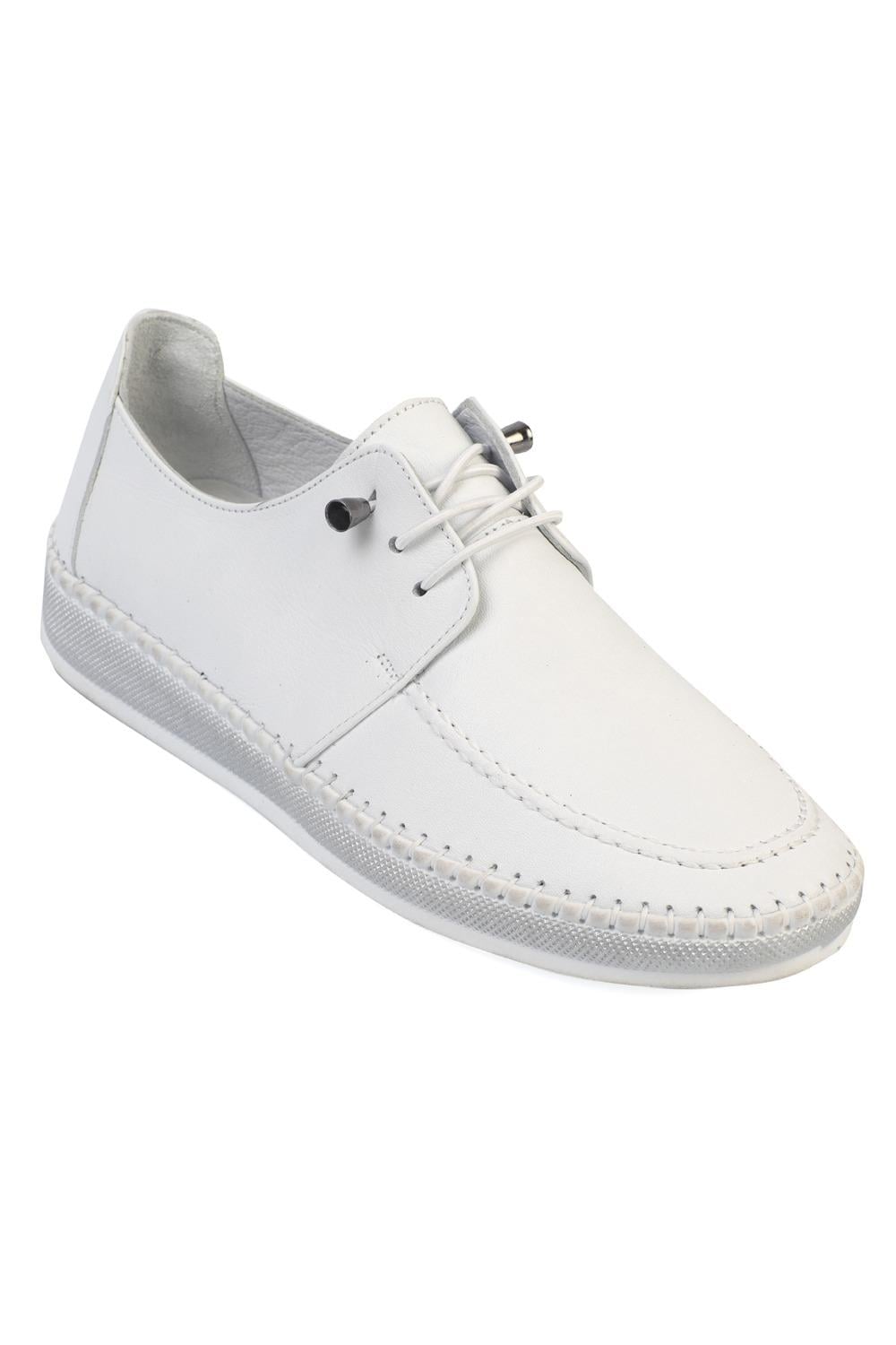 Capone Outfitters 161B Women White Ballerina
