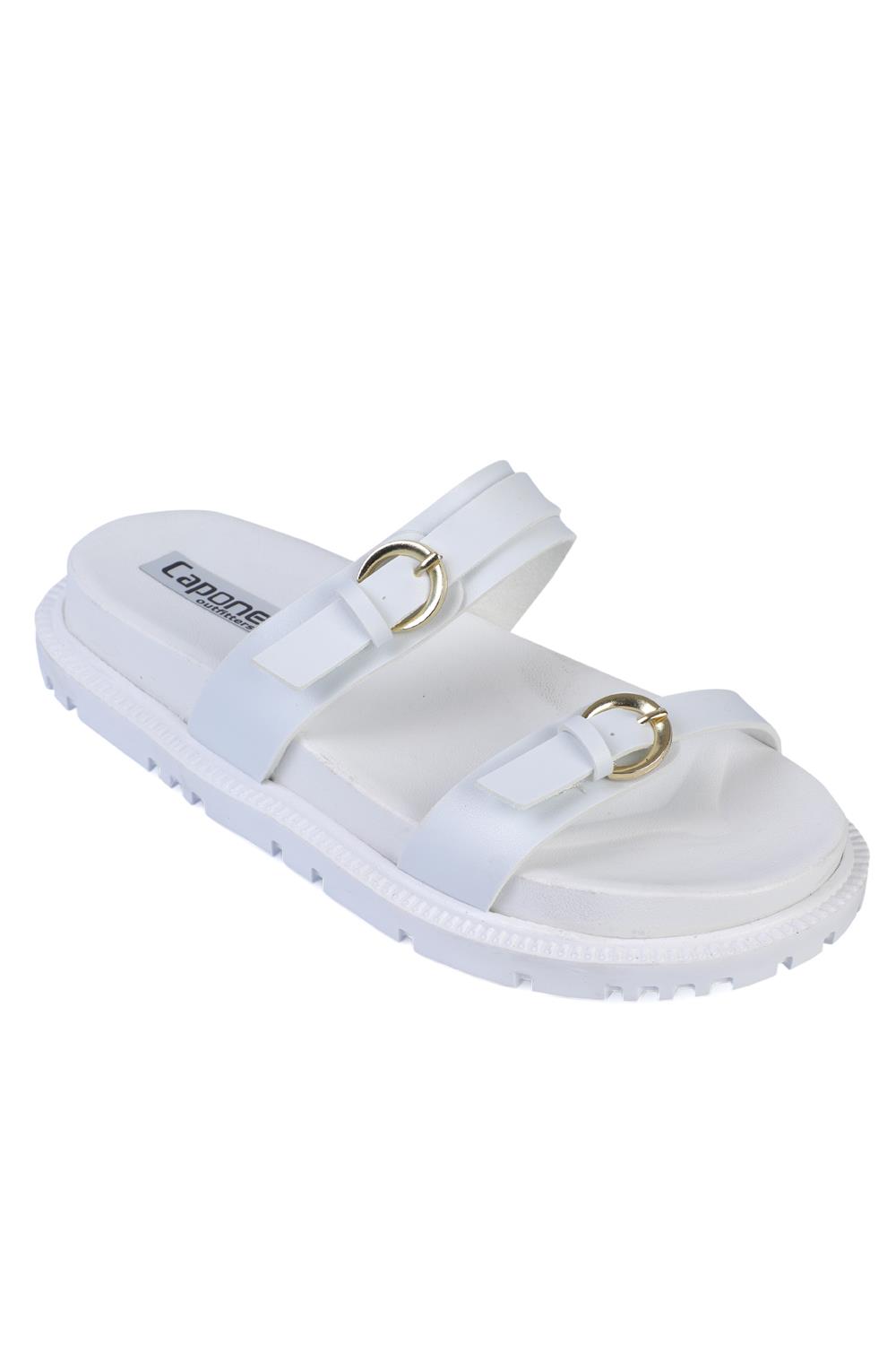 Capone Outfitters 1801 Women White Sandal