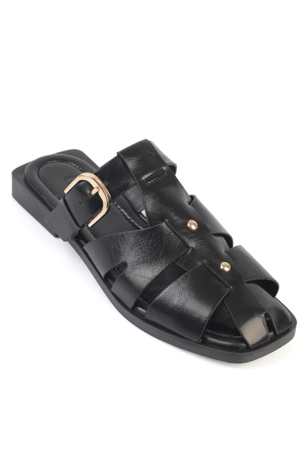 Capone Outfitters 2001 Women Black Sandal