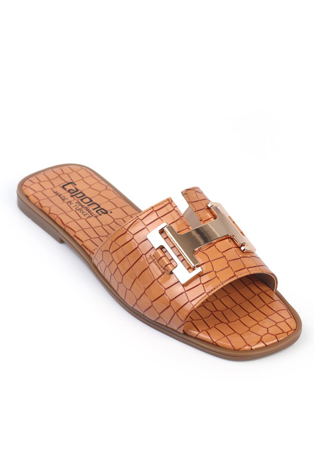 Capone Outfitters 2914 Women Tan Sandal