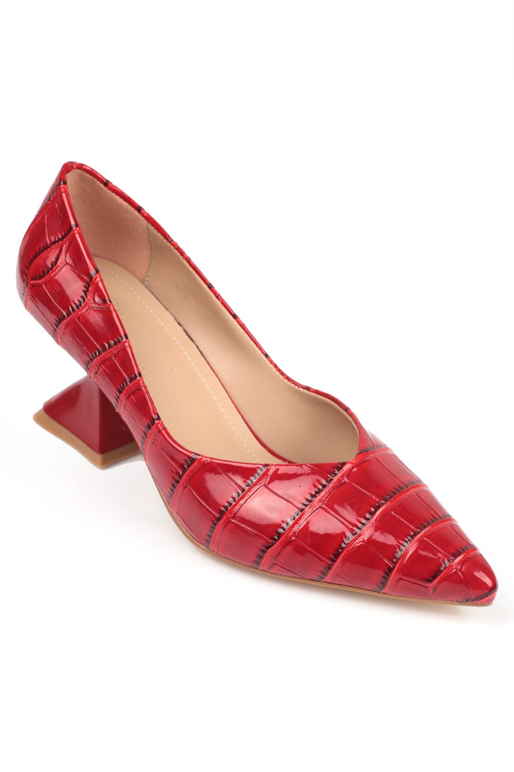Red Capone Capone Outfitters 3075 Women Red Heeled | caponeoutfitters.com